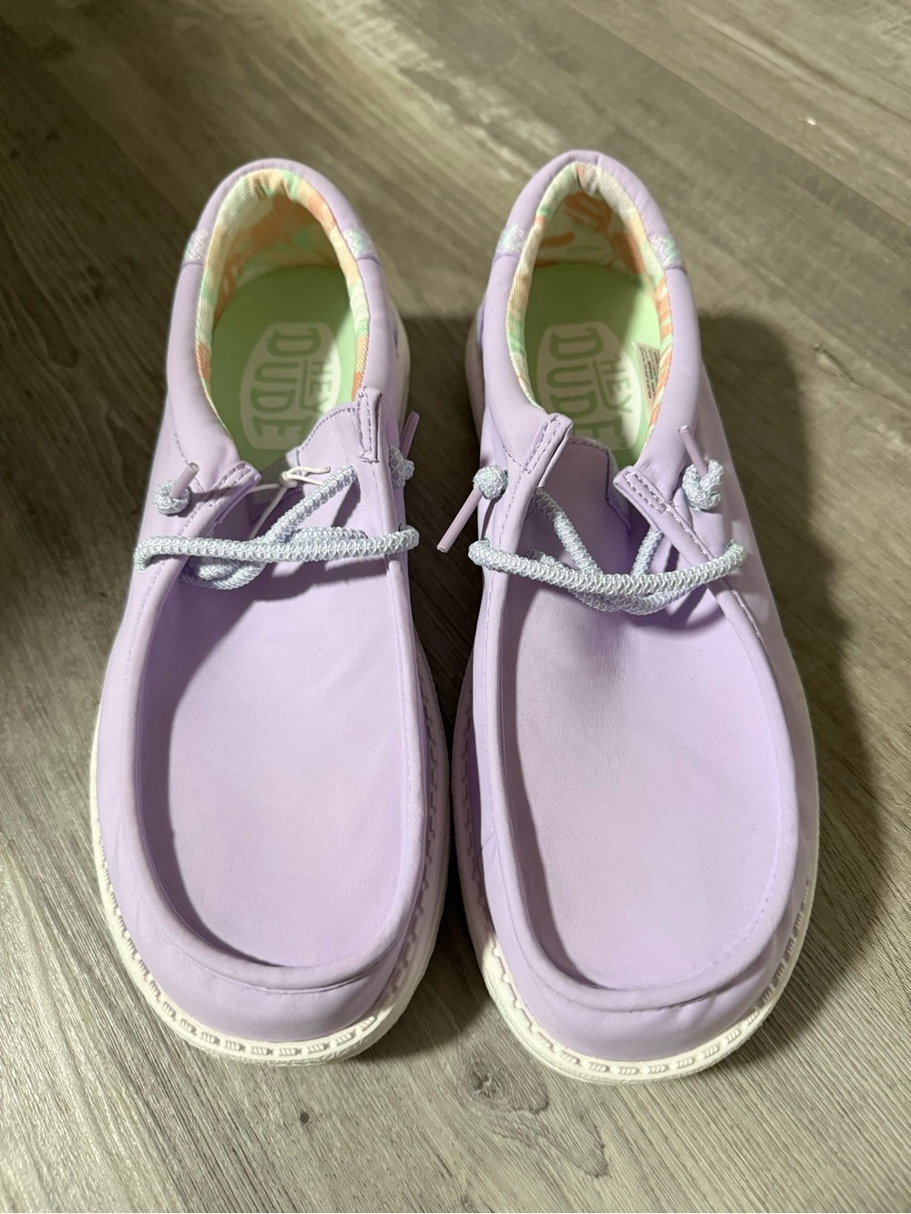 Hey Dude Lilac Slip-On Sneakers for Kids